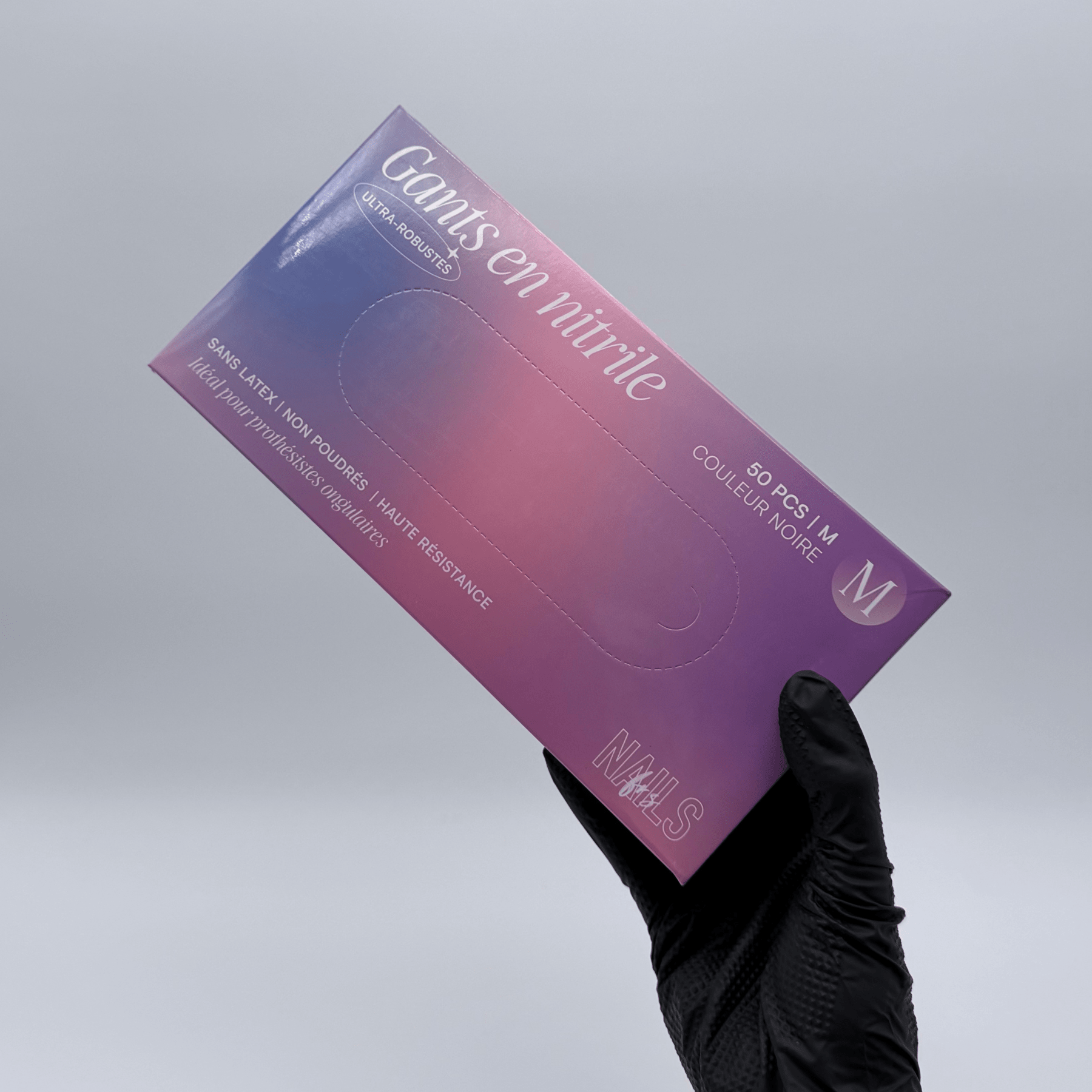Gants nitrile S - gants NAILS FRS