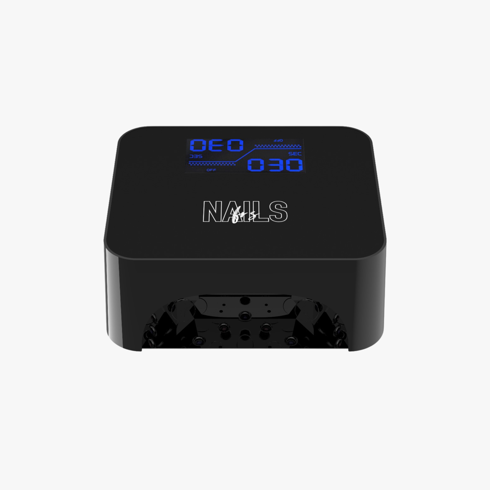 lampe UV LED noir professionnelle NAILS FRS avec écran digital et détection automatique