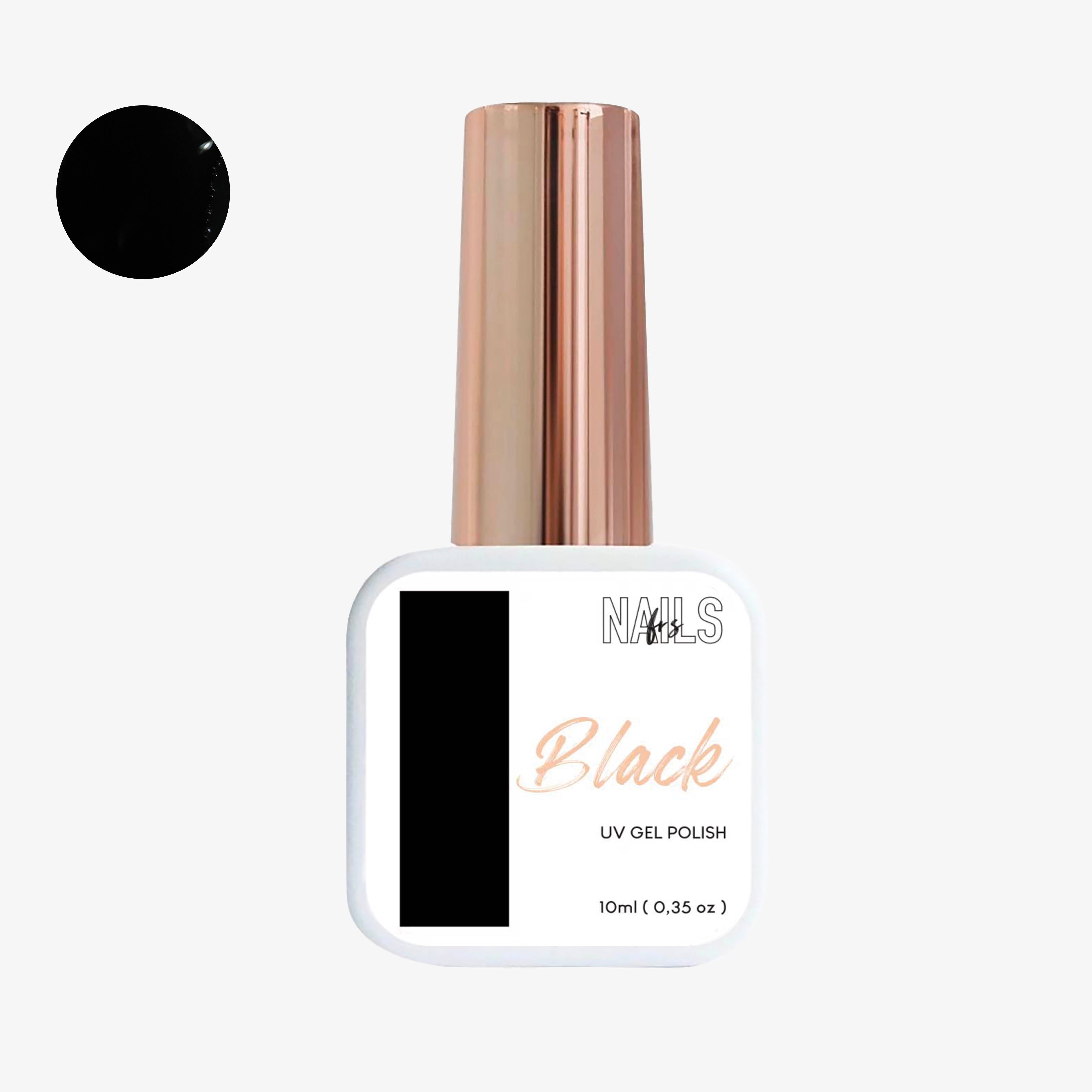 Gel polish Black - Nails frs