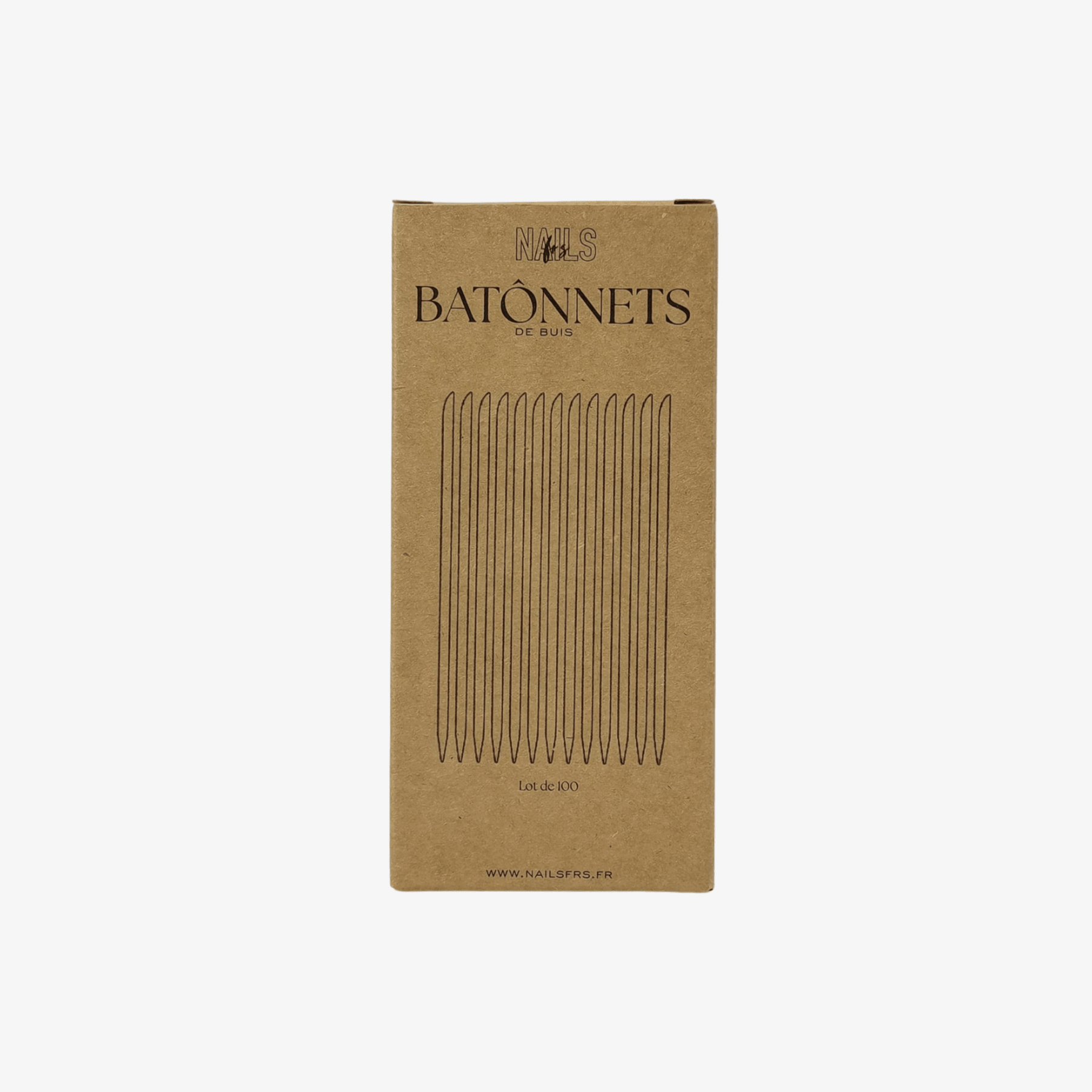 Bâtonnets de buis 100pcs - NAILS FRS
