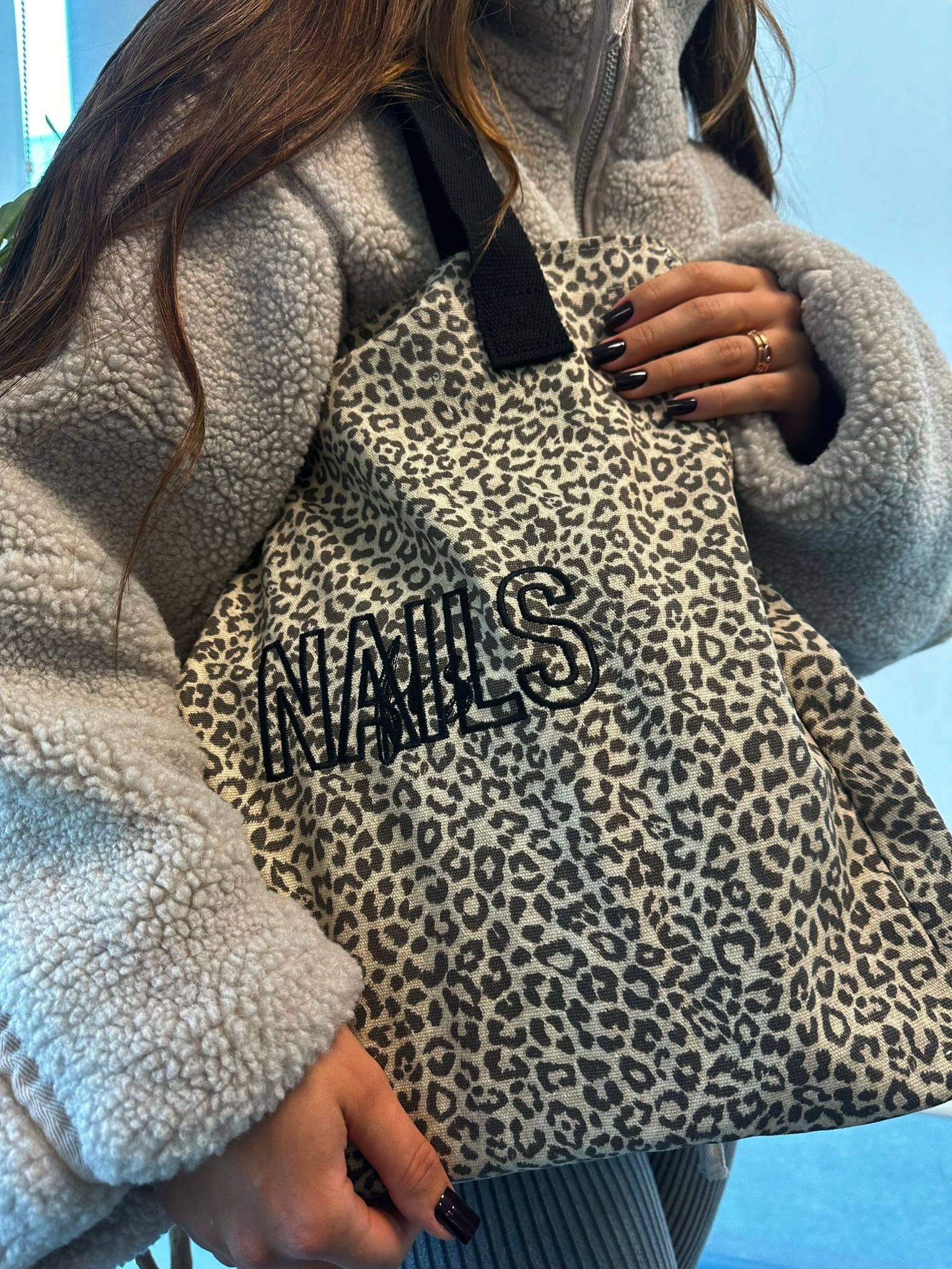 Tote bag léopard NAILS FRS - Nails frs