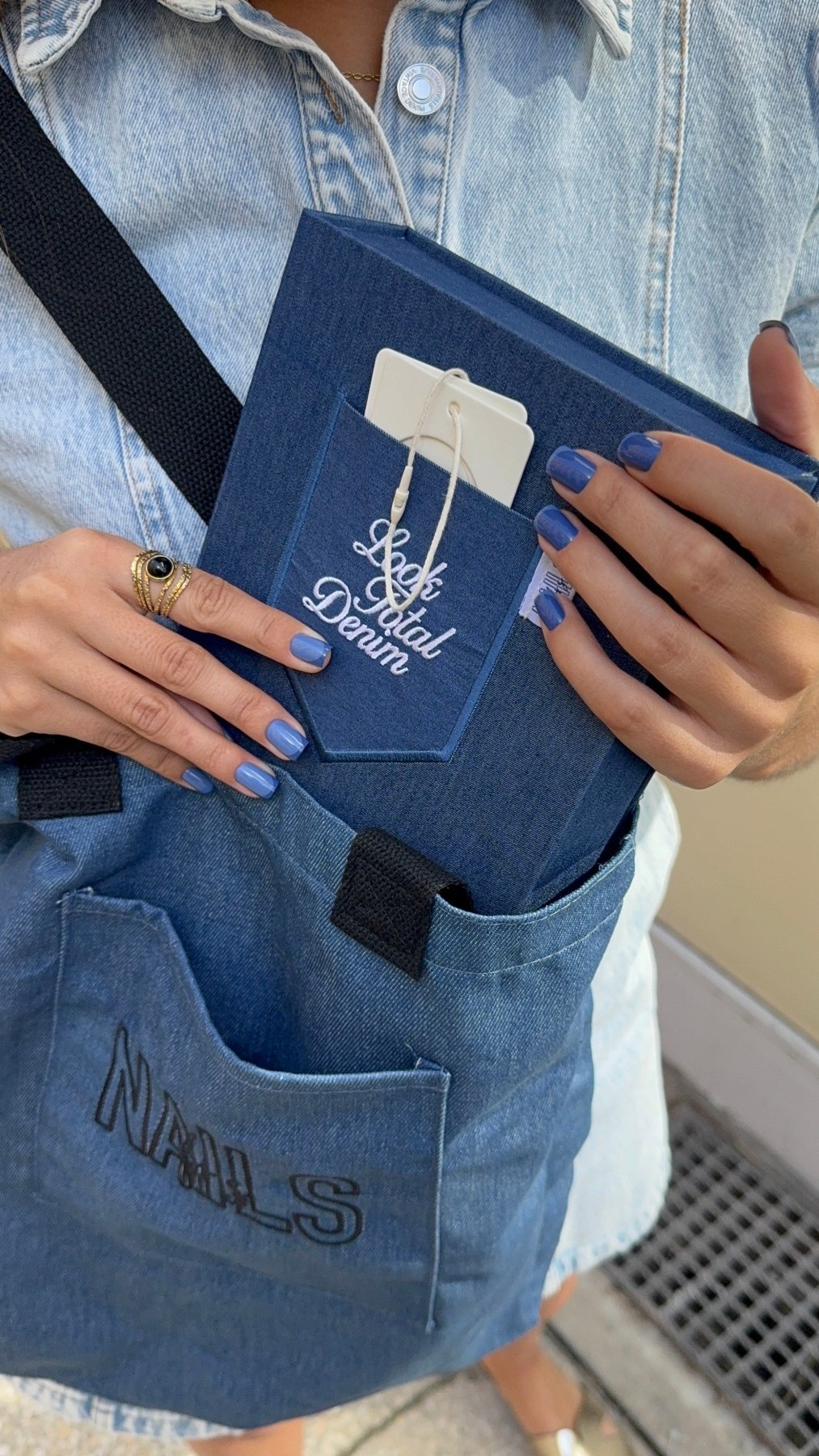 Tote bag Total Look Denim - NAILS FRS