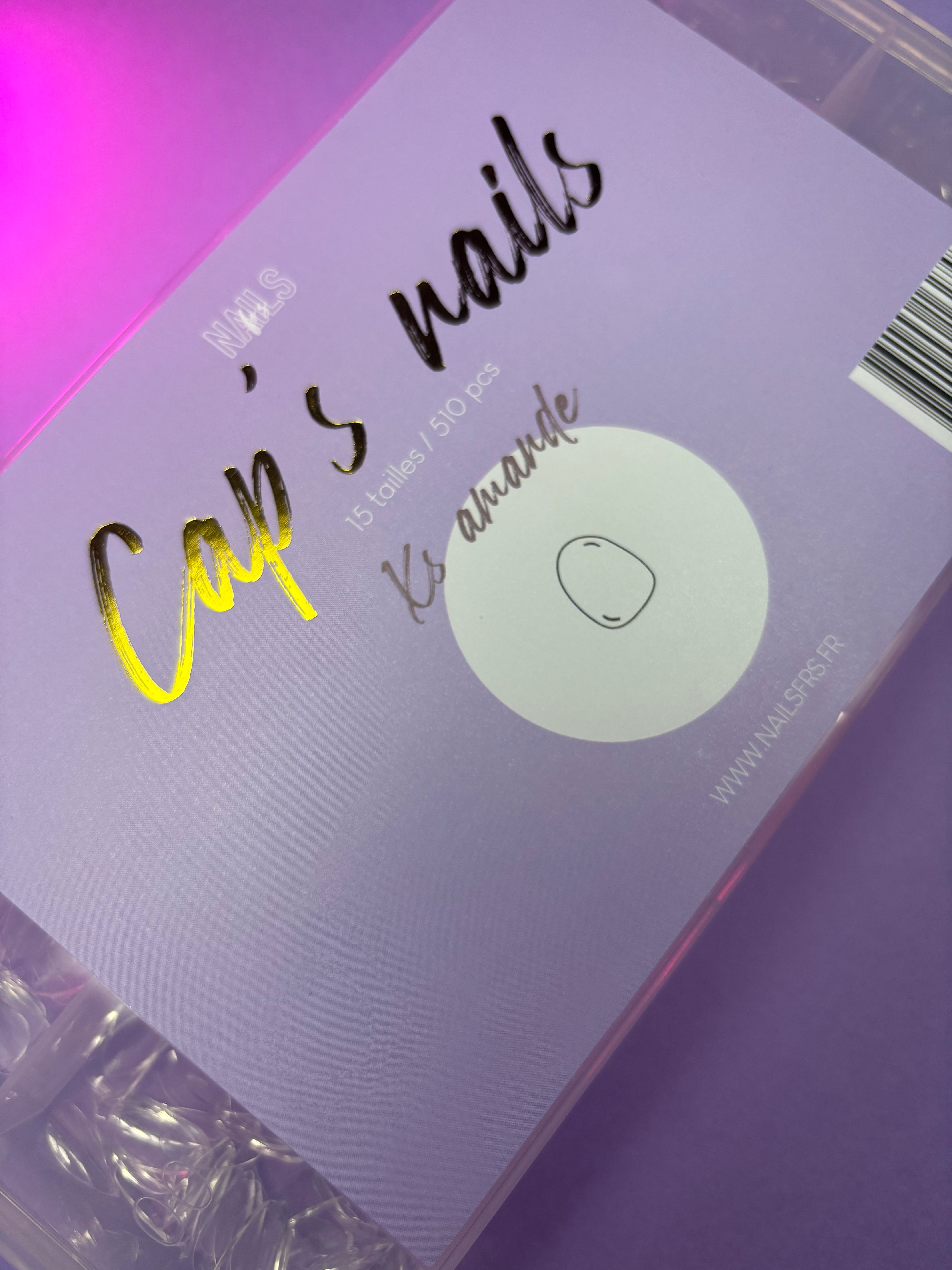 cap's nails xs amande - Capsules américaine