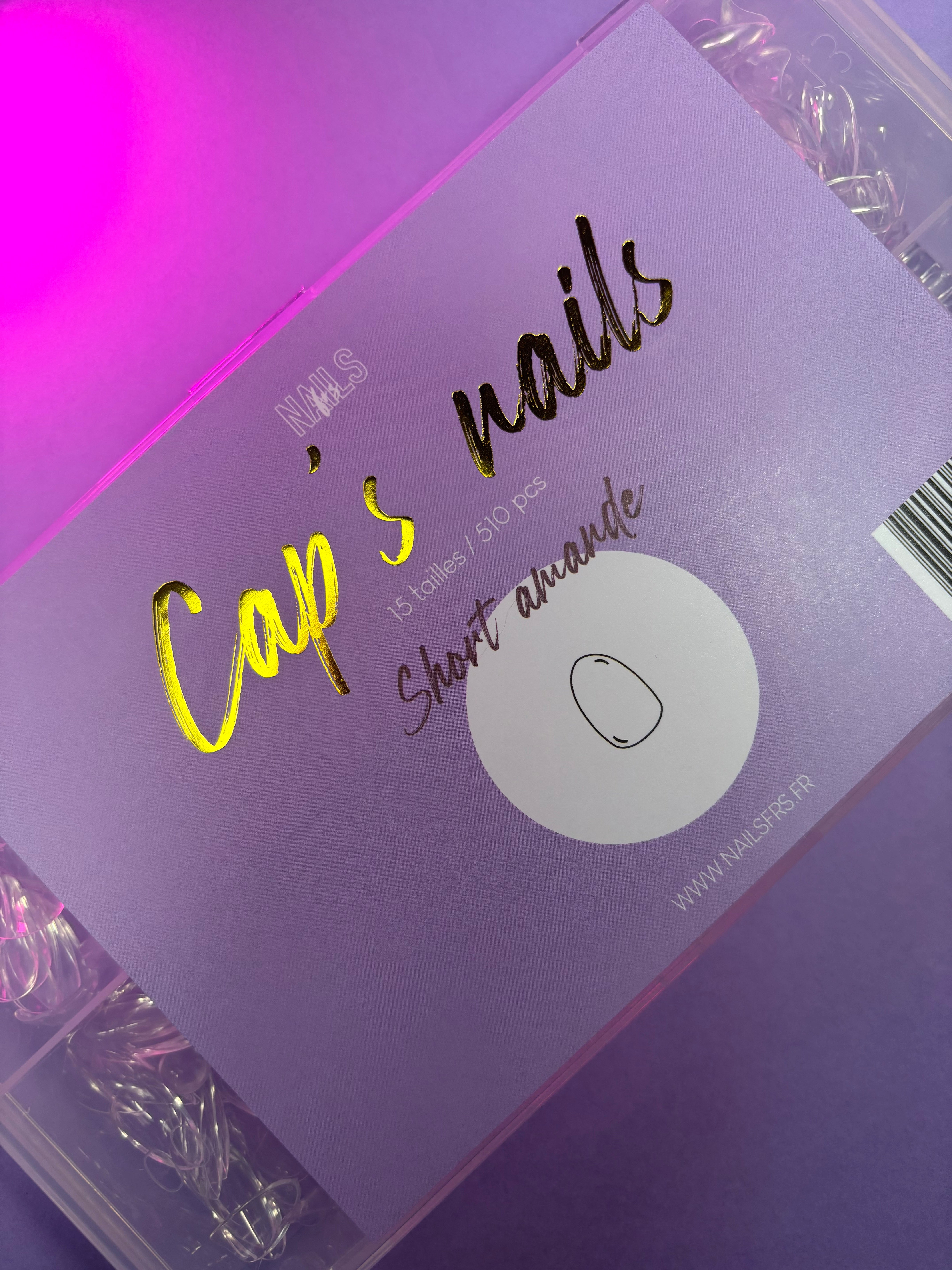 cap's nails short amande - Capsules américaine