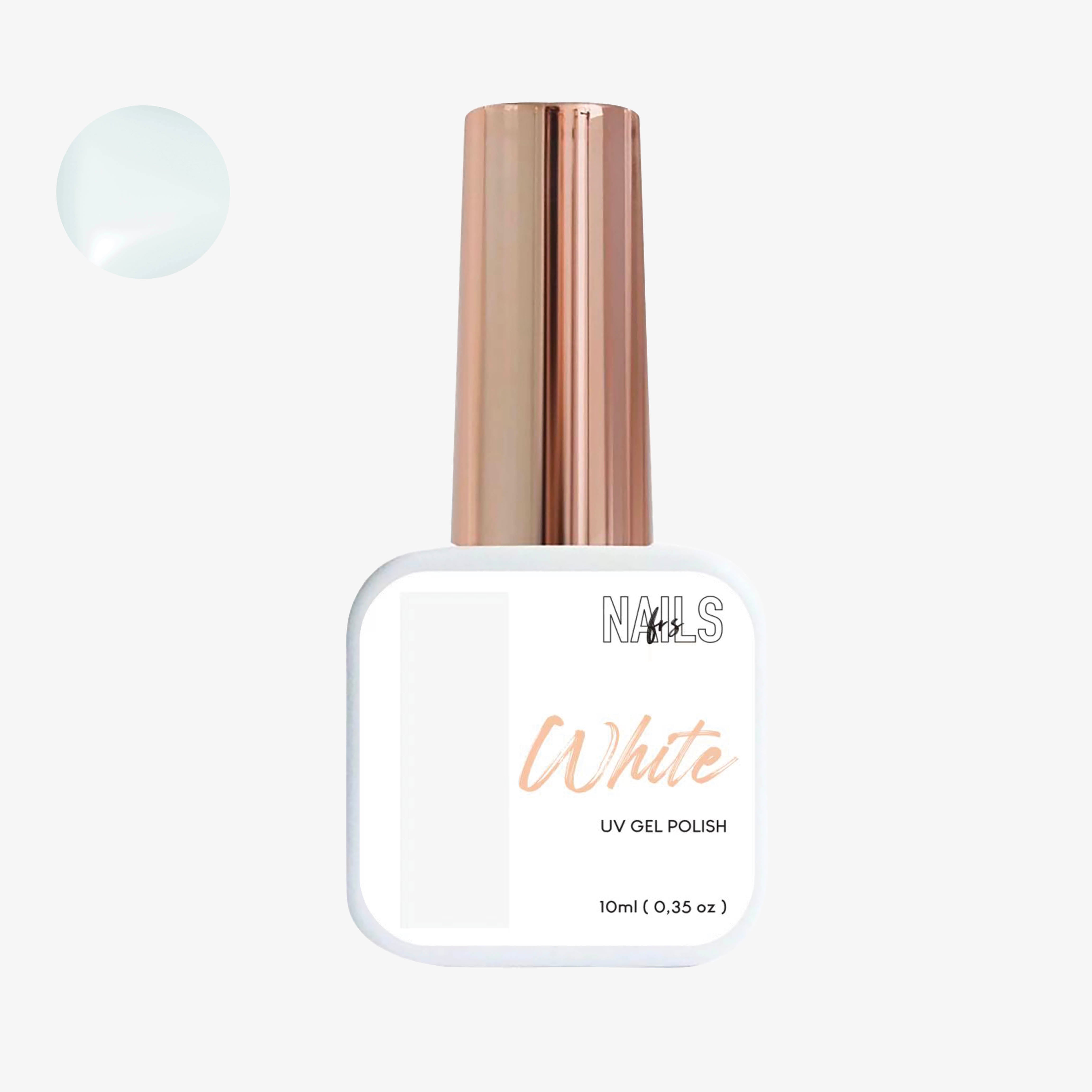 Gel polish White - Nails frs