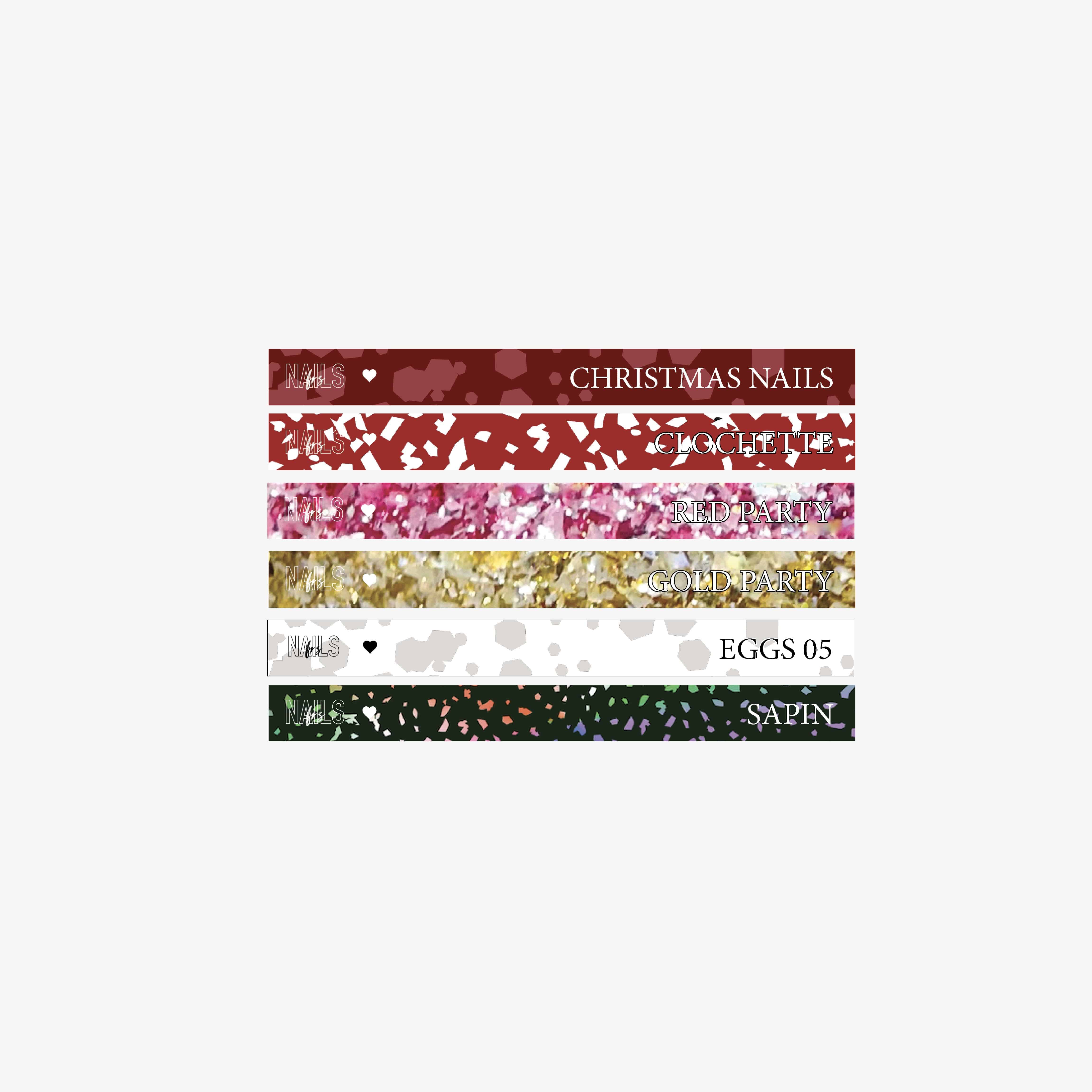 Stickers nuancier NAILS FRS - Nails frs