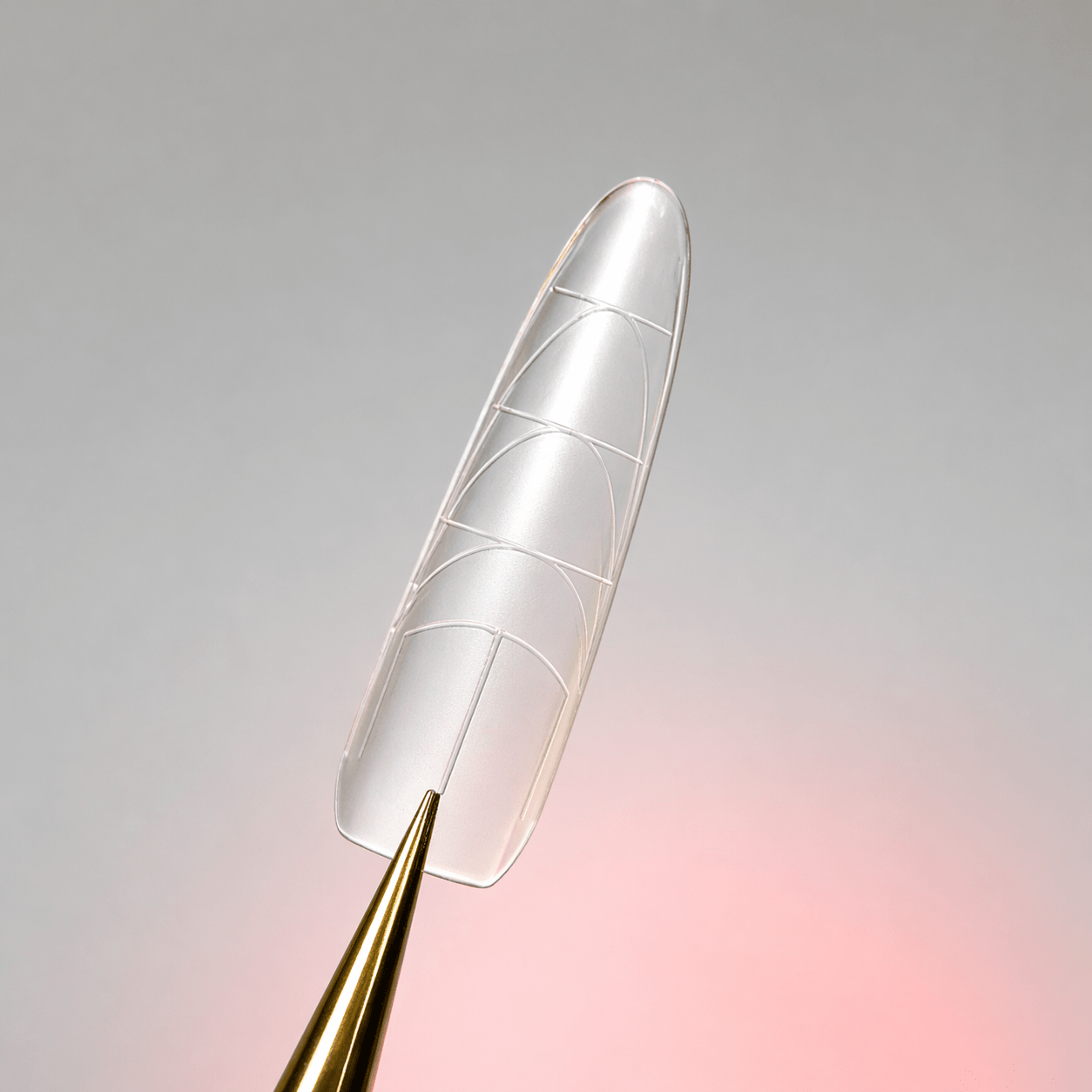 Capsule nouvelle génération Amande NAILS FRS, capsule amande transparente tenue à la pince