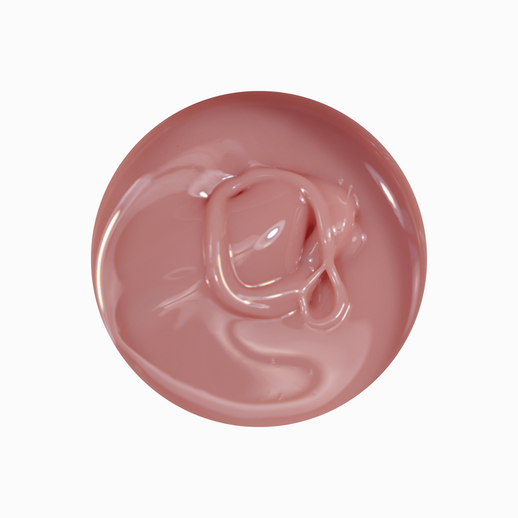 Texture du gel de construction Solid fiber Latte rose, goutte rose brun épaisse et brillante