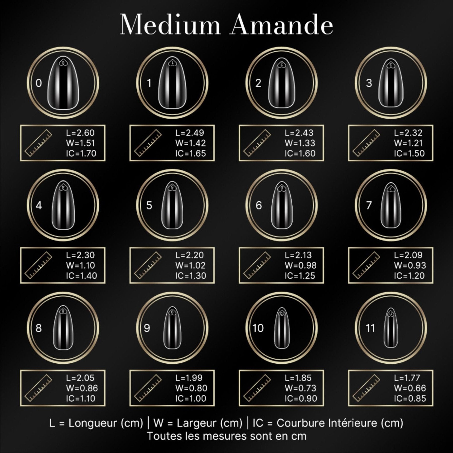 cap's nails medium amande - Capsules américaine - NAILS FRS