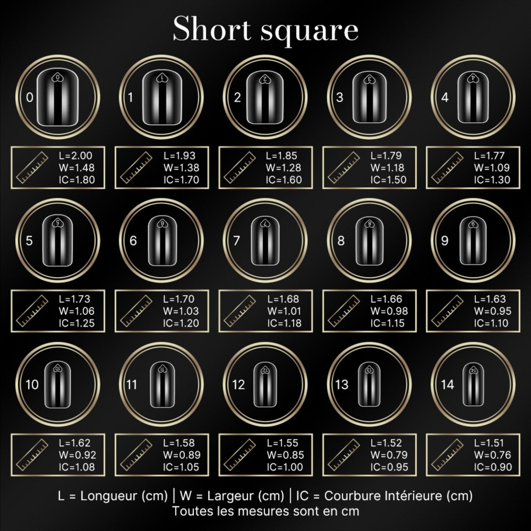 cap's nails short square - Capsules américaine - NAILS FRS
