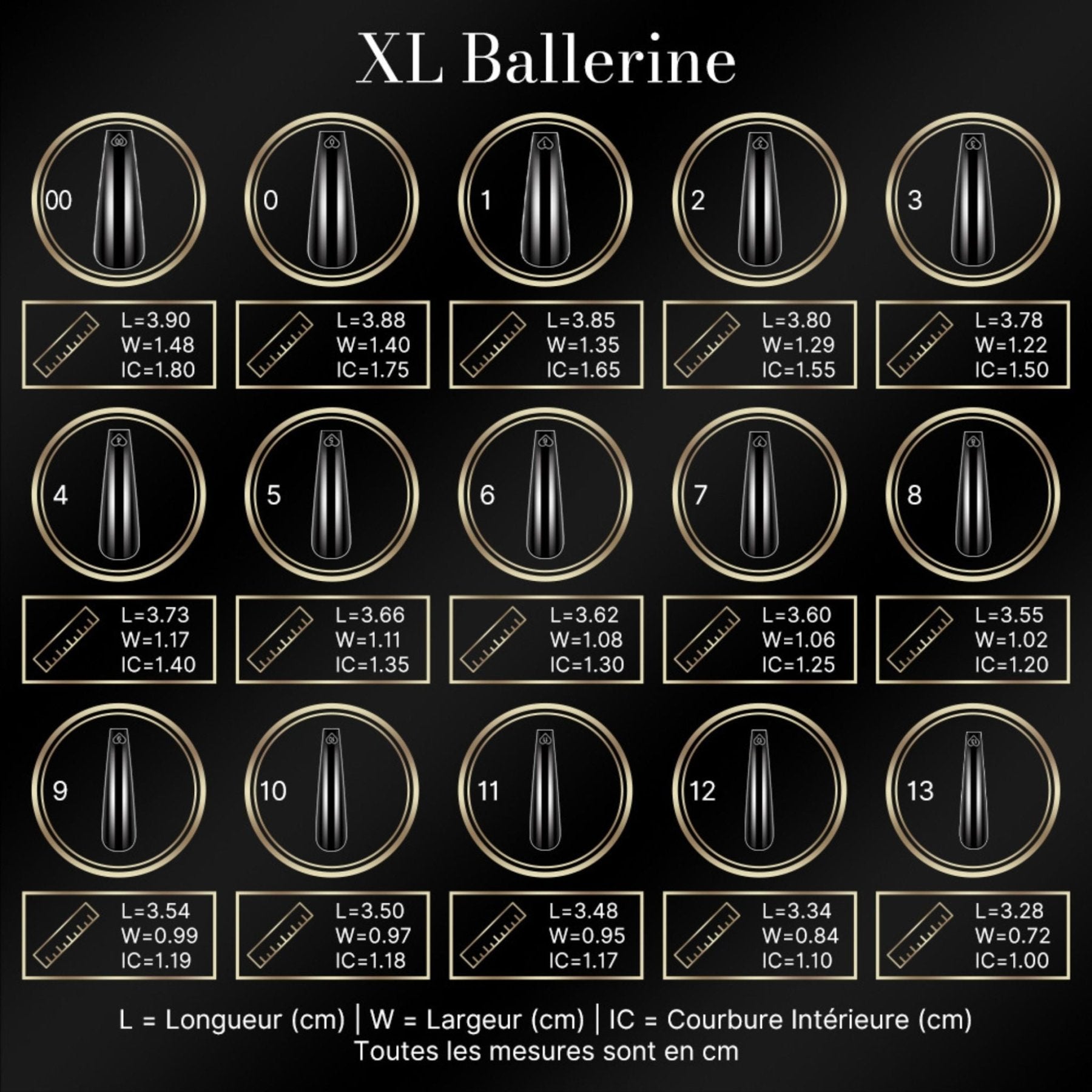 cap's nails XL ballerine - Capsules américaine - NAILS FRS