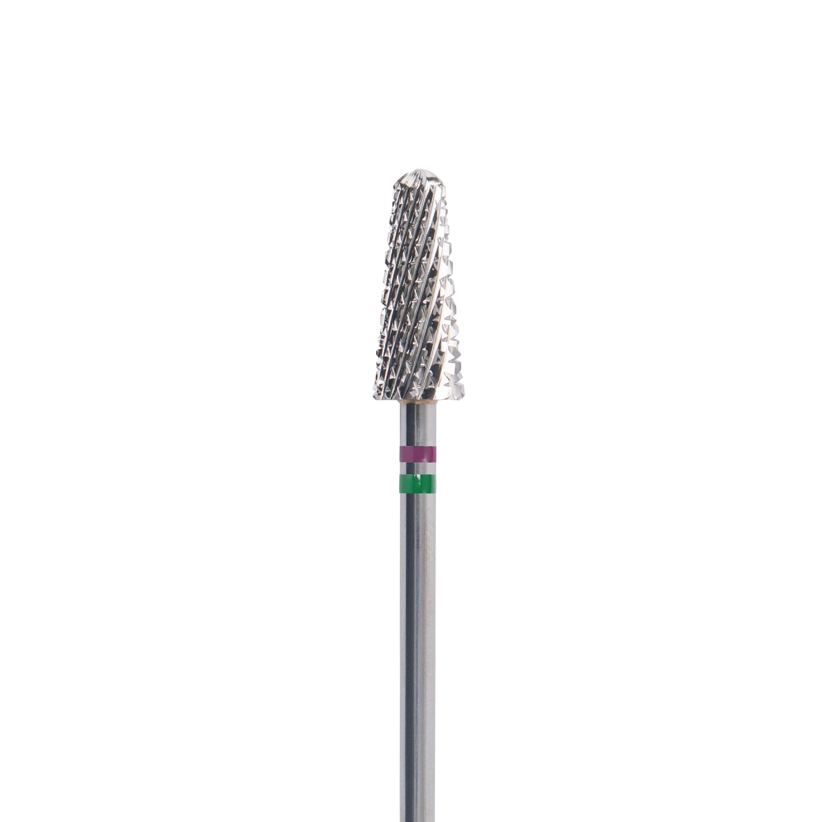 Embout conique arrondi vert grain dur