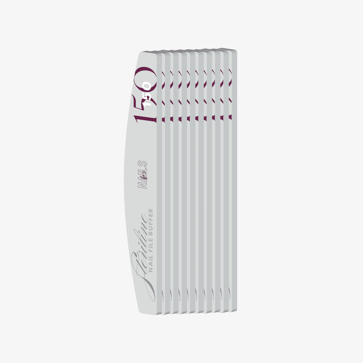 Recharge buffer demi lune adhésives jetables 10pcs 150 - Lime NAILS FRS