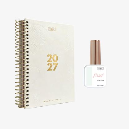 Kit semaine 1 — Gel polish Mint & Agenda 2027 (Édition Limitée)