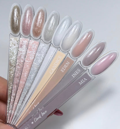 Nuancier double paroi ovale clear