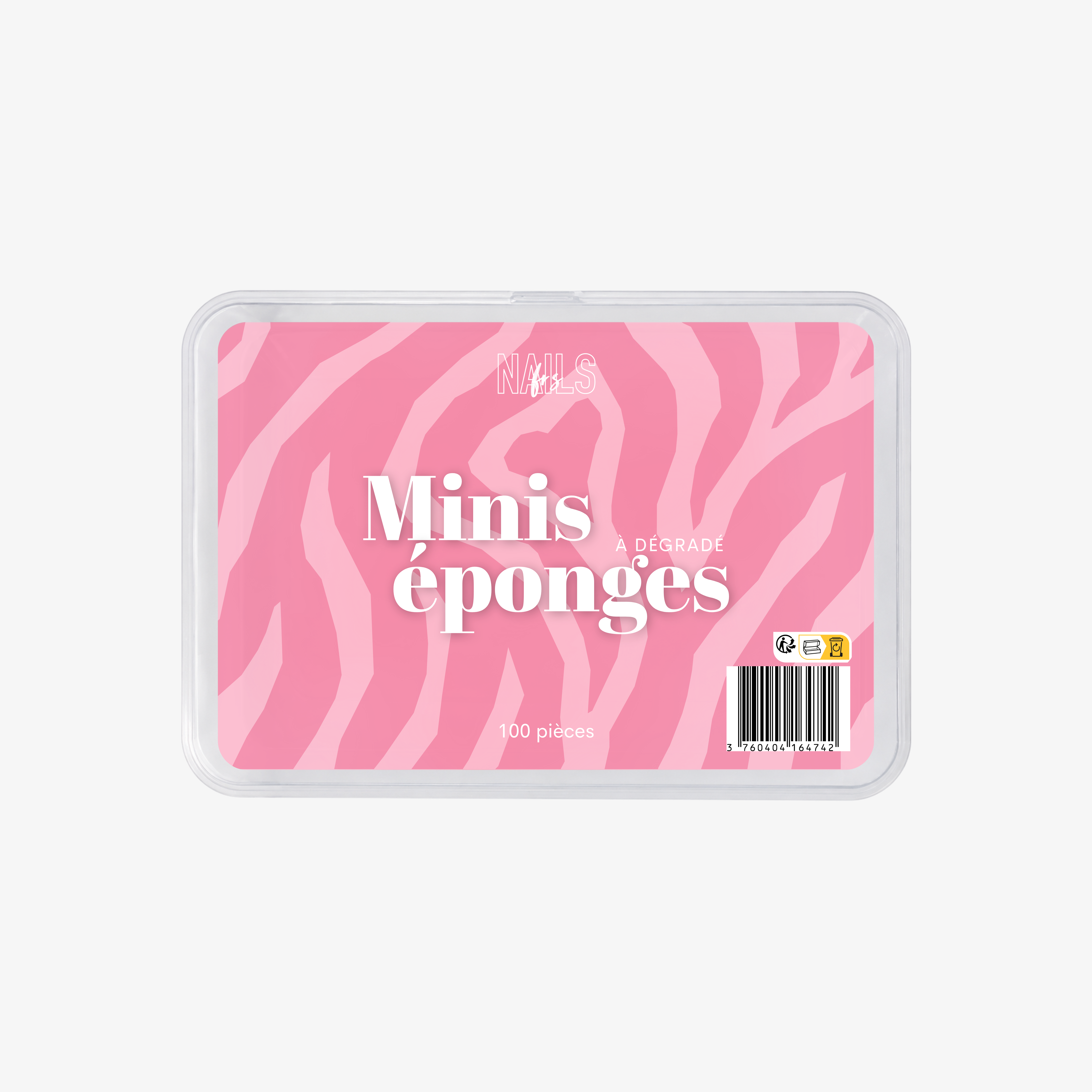 Boite minis éponges à dégradé