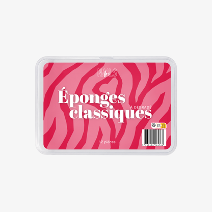 Boite éponges à dégradé classiques