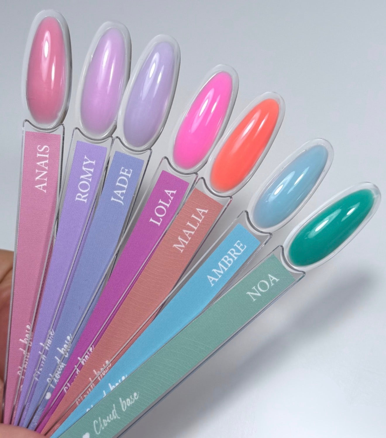 Nuancier double paroi ovale clear