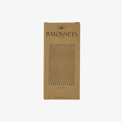 Bâtonnets de buis 100pcs - NAILS FRS