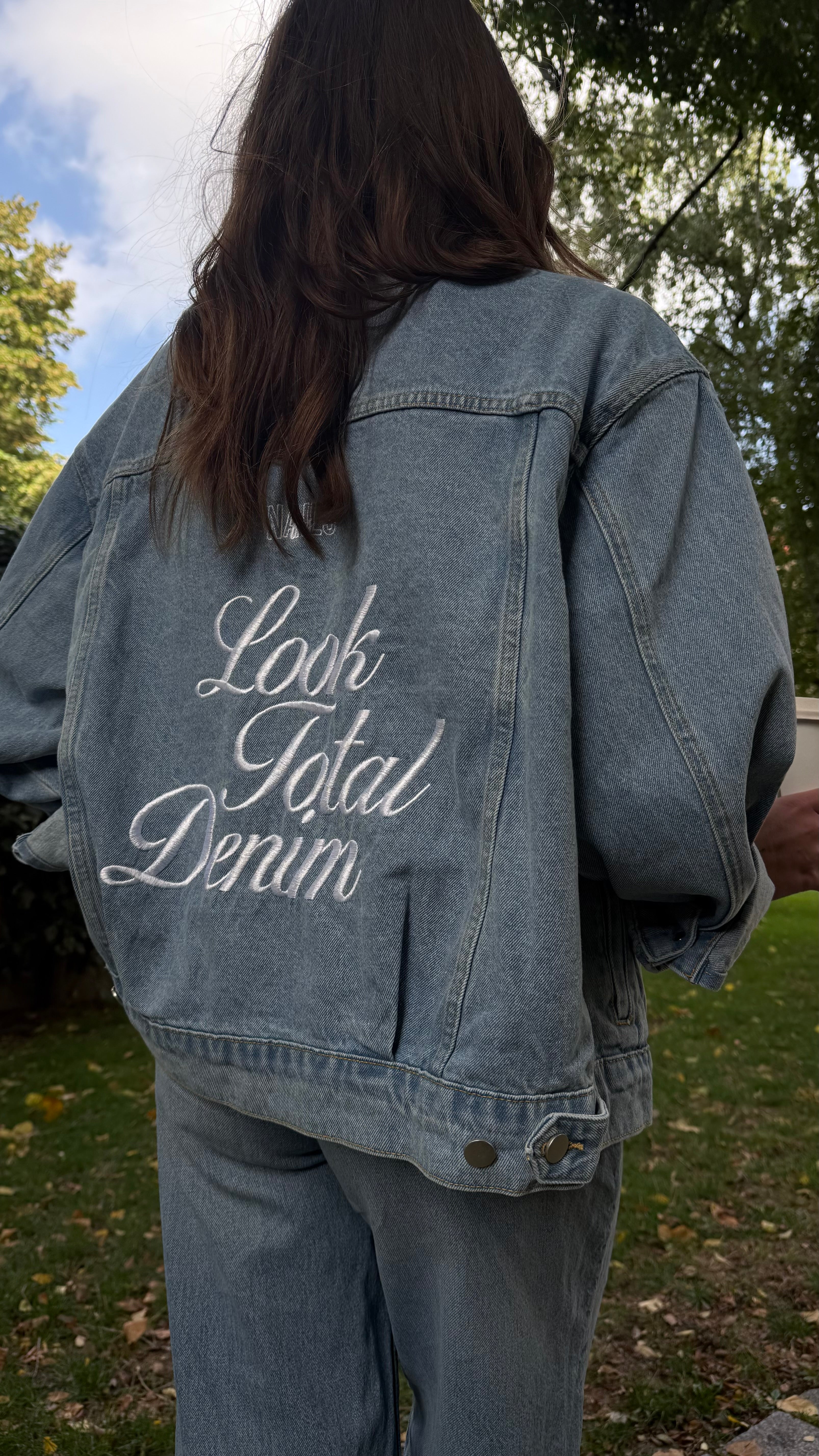 Veste en jean Total Look Denim