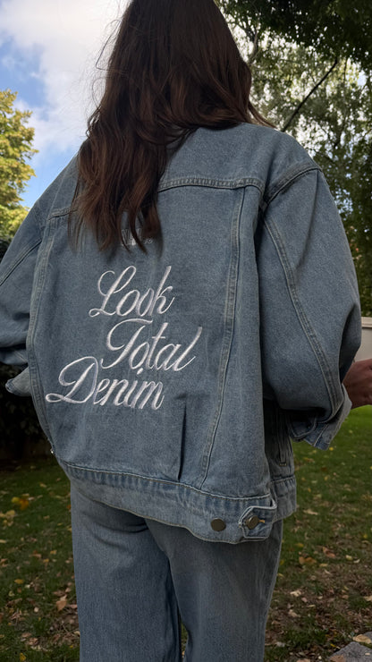 Veste en jean Total Look Denim