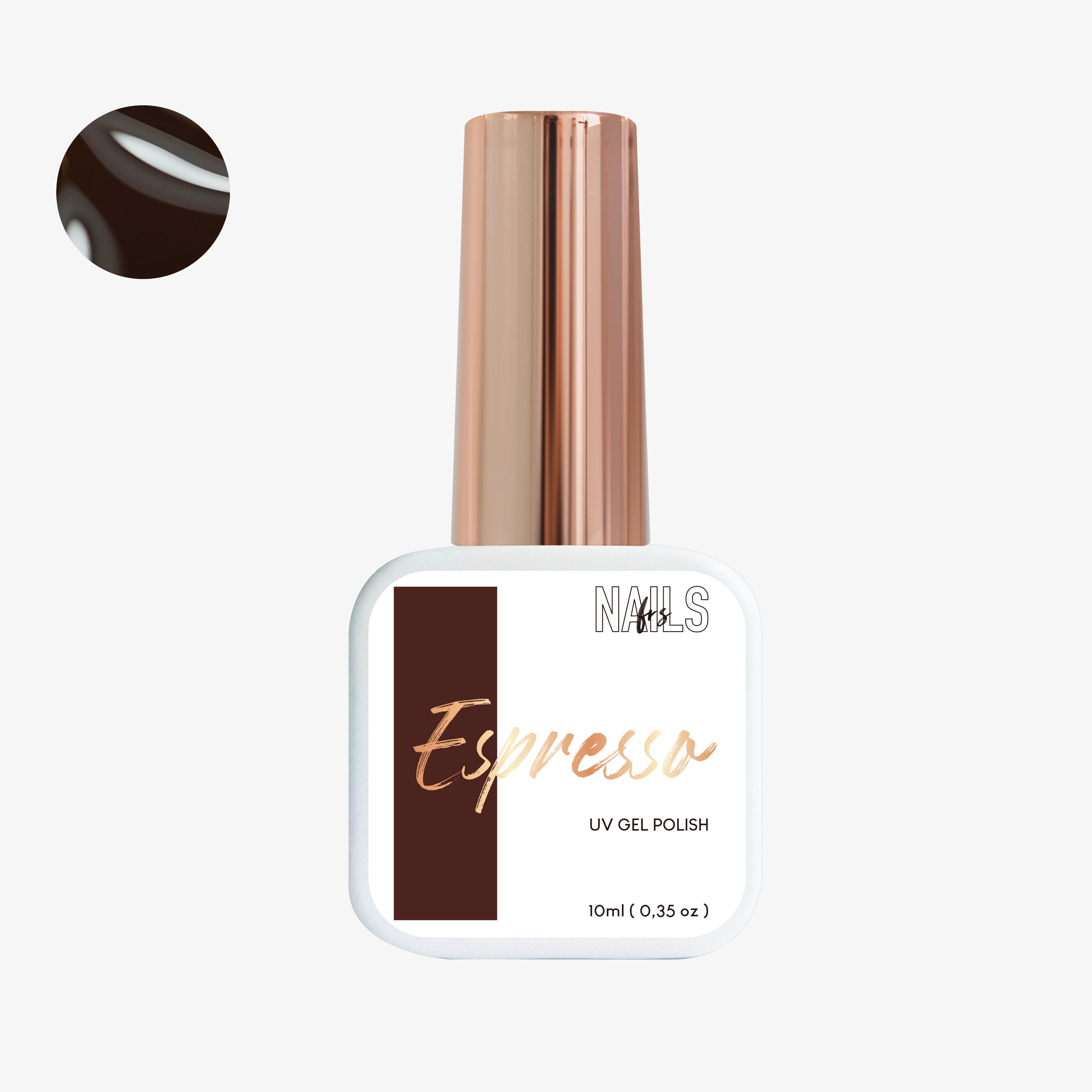 Gel polish espresso - Nails frs