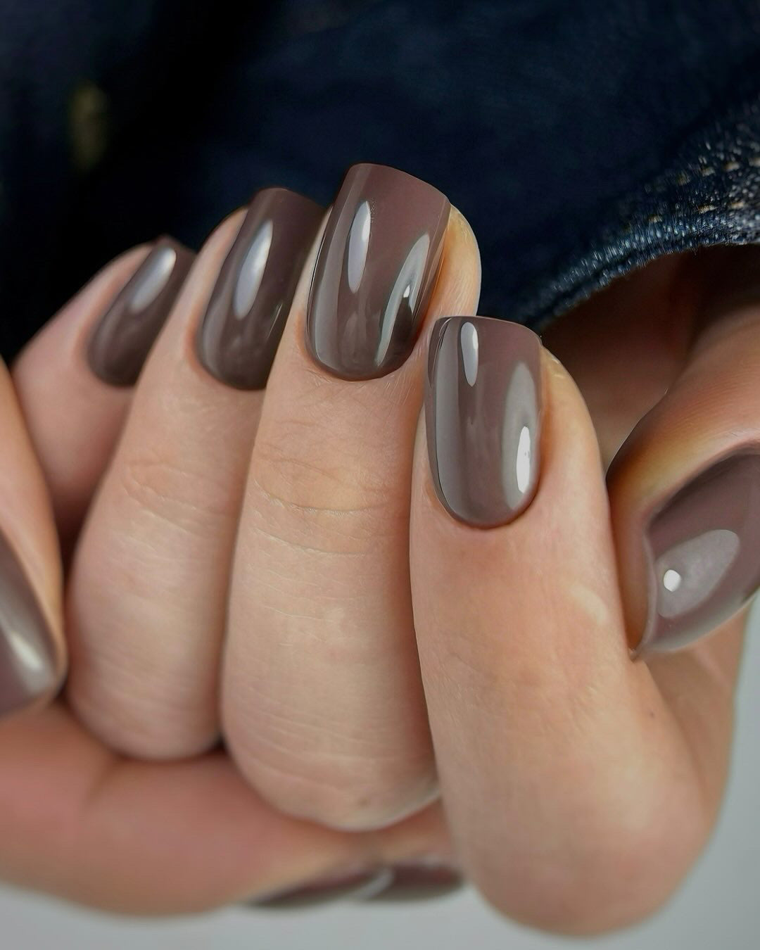 Gel polish mocha