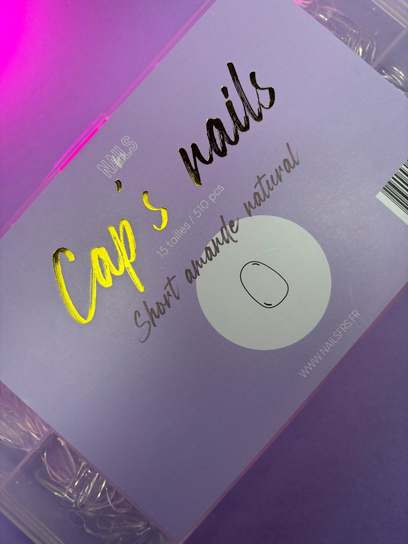 cap's nails short amande natural - Capsules américaine - NAILS FRS