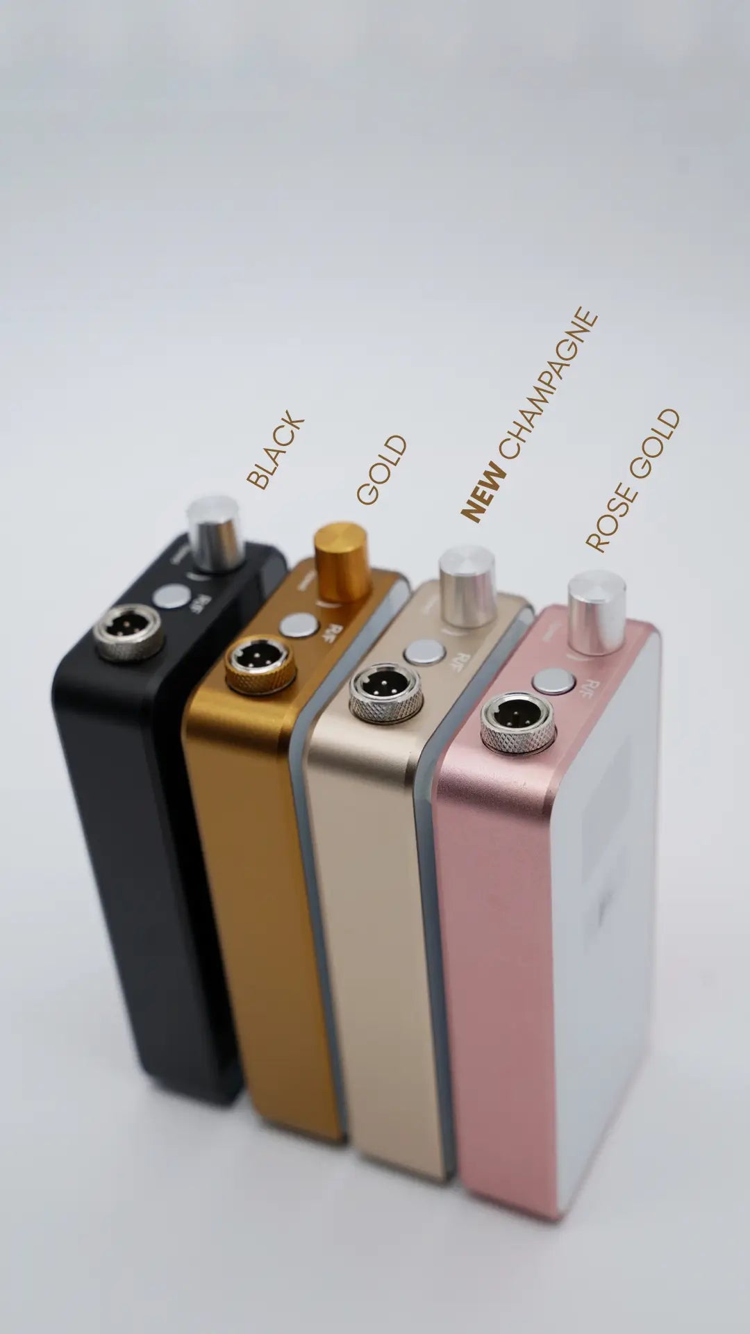 Couleur de ponceuse pour les ongles de couleur noir gold champagne rose gold , 4 coloris,