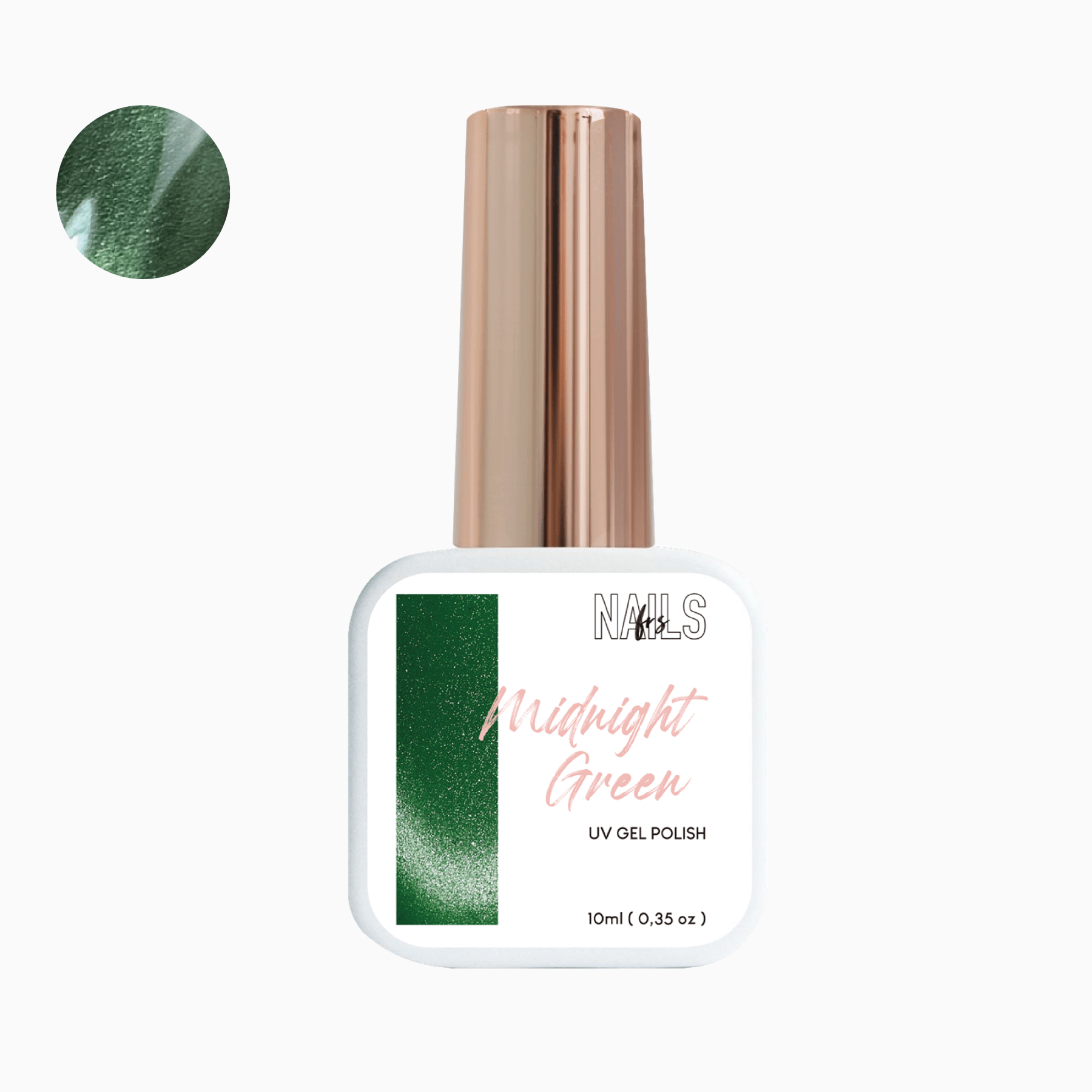 Gel polish Midnight green - NAILS FRS