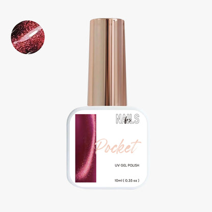 pocket vernis rouge pailleté nails frs 
