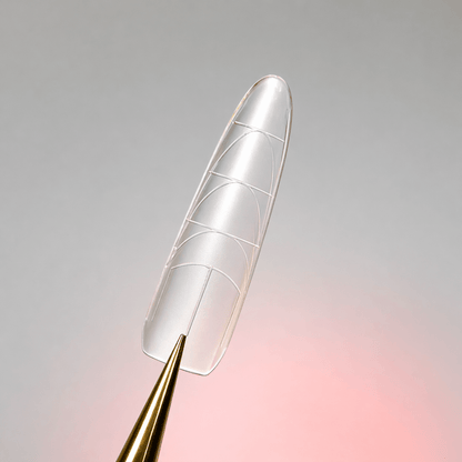 Capsule nouvelle génération Amande NAILS FRS, capsule amande transparente tenue à la pince