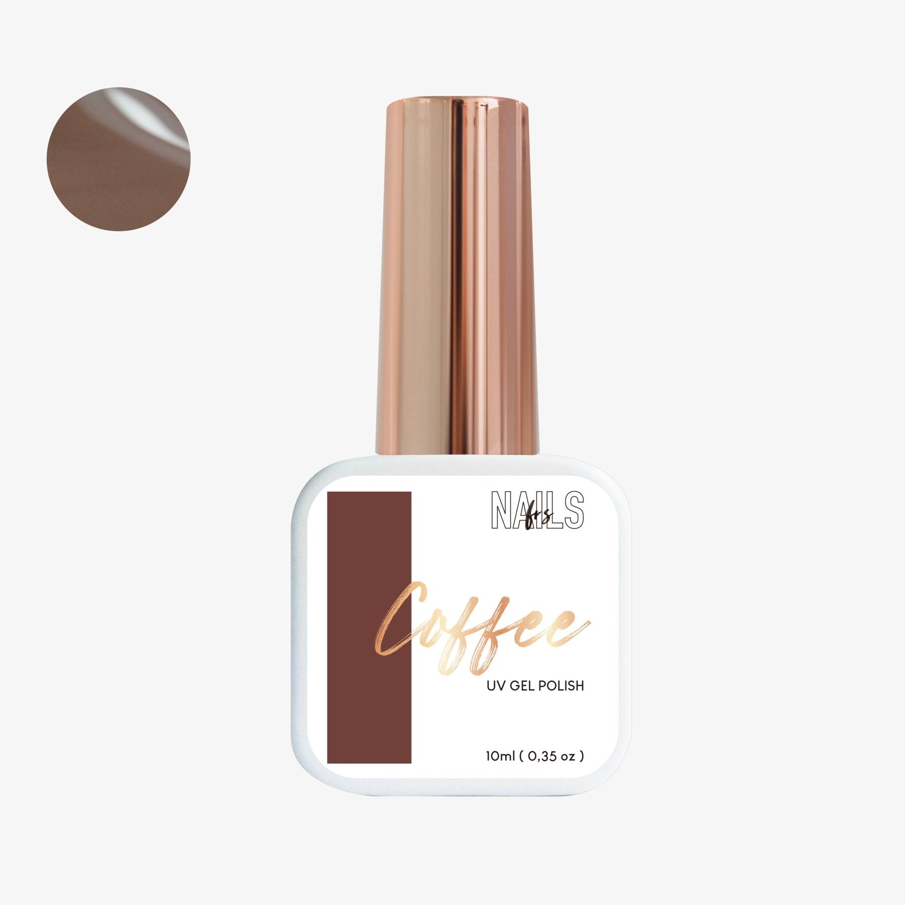 Gel polish coffee - NAILS FRS