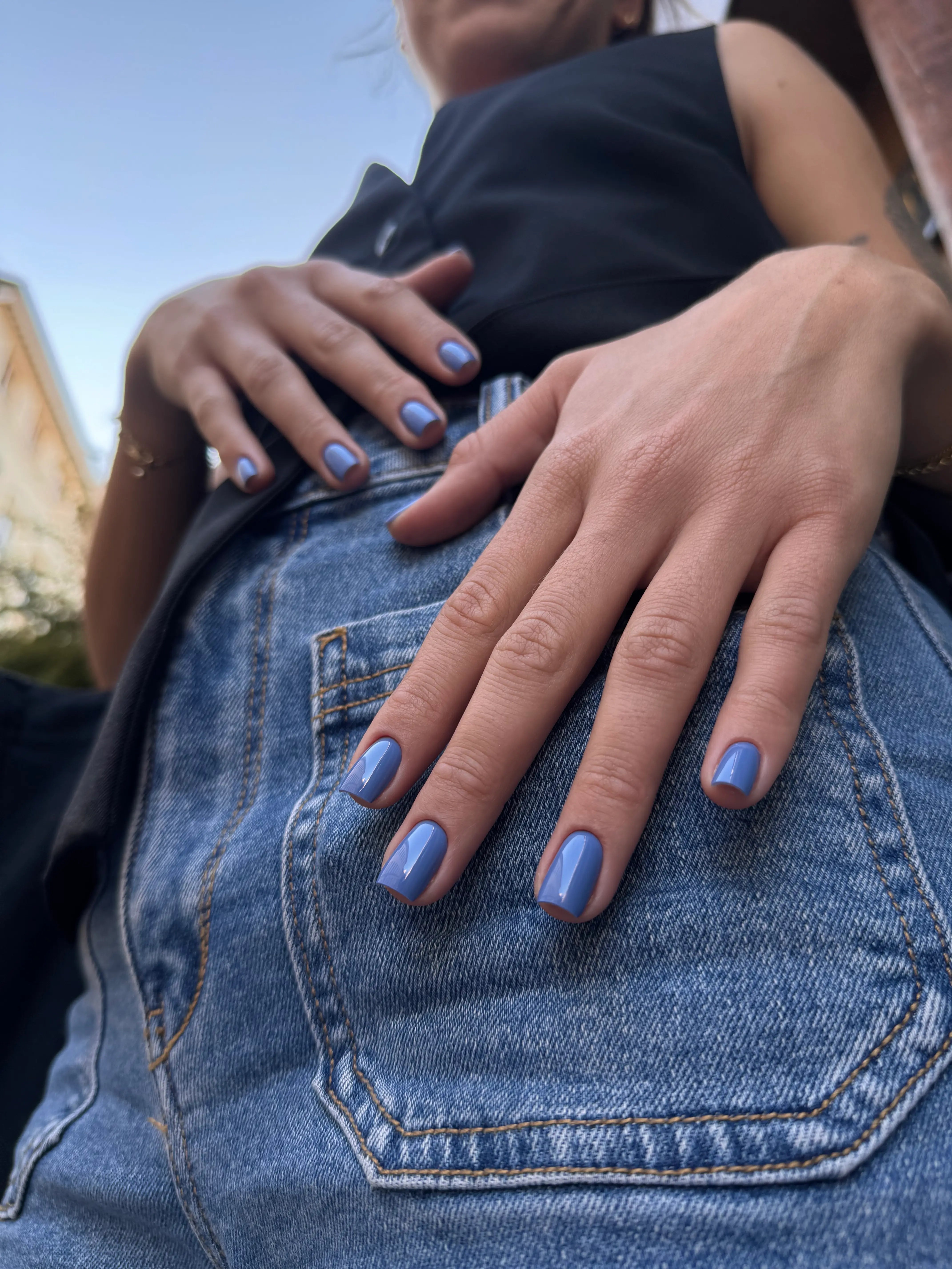 Couleur skinny bleu nails frs couleur jean 