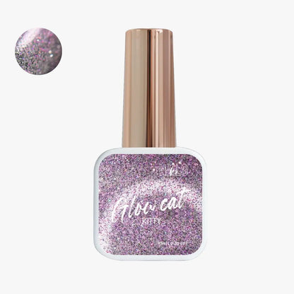 nails frs vernis semi permanent glow cat  kitty 