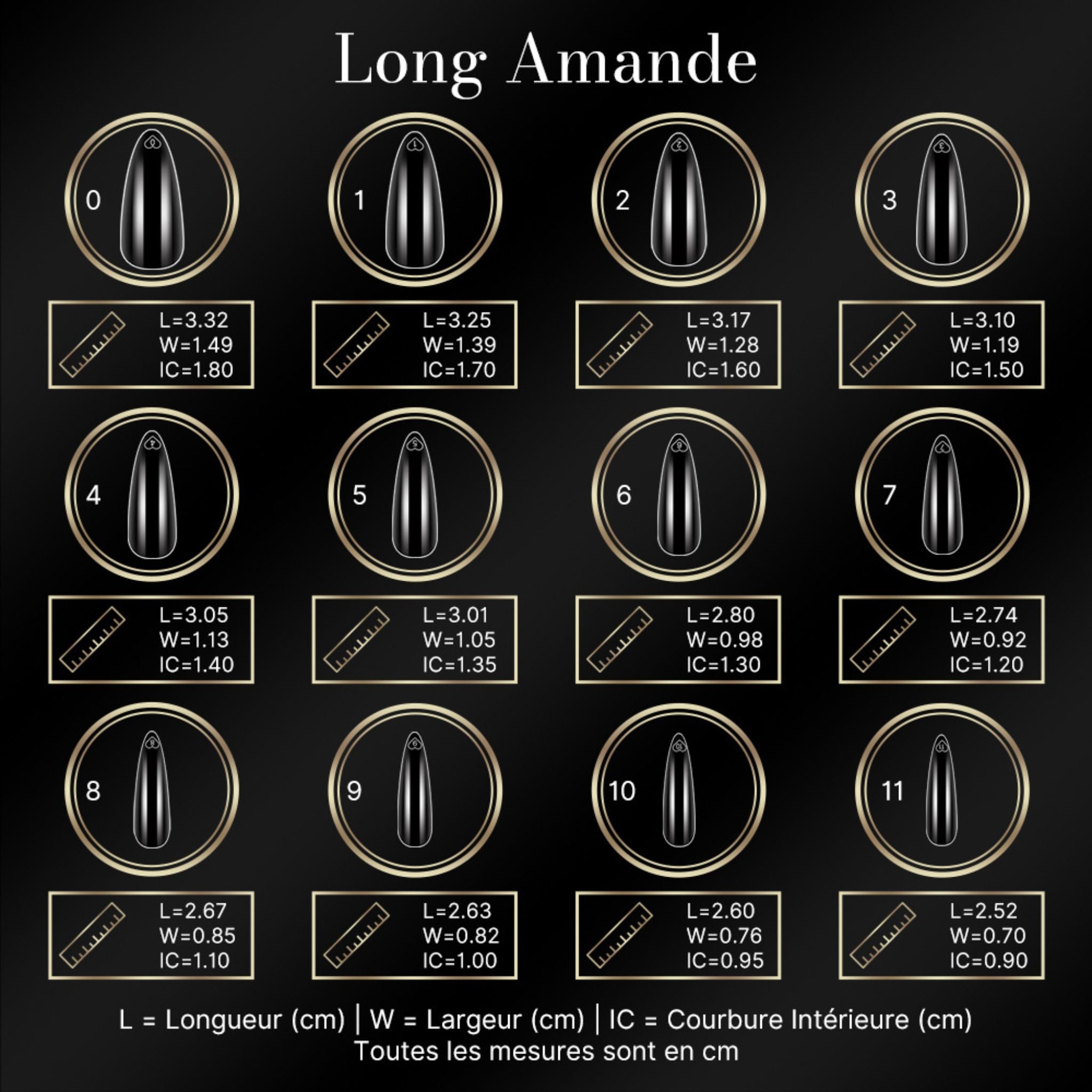 cap's nails long amande - Capsules américaine