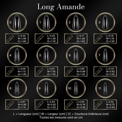 cap's nails long amande - Capsules américaine