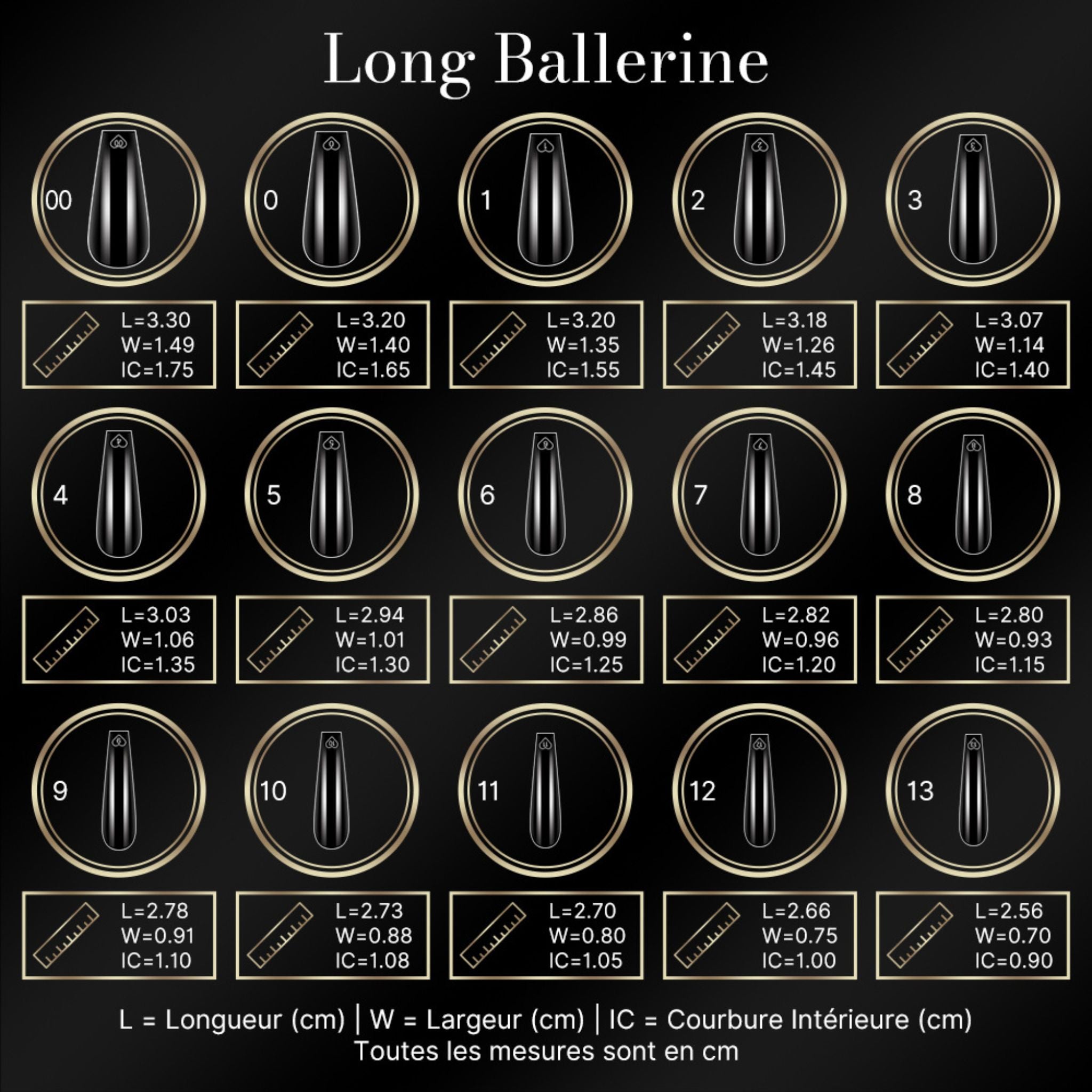 cap's nails long ballerine - Capsules américaine