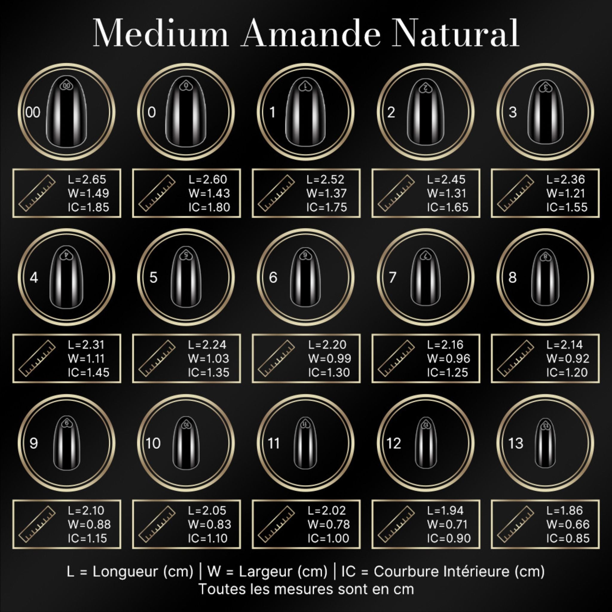 cap's nails médium amande natural - Capsules américaine