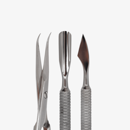 Kit ciseaux à cuticules et repousse cuticules - NAILS FRS