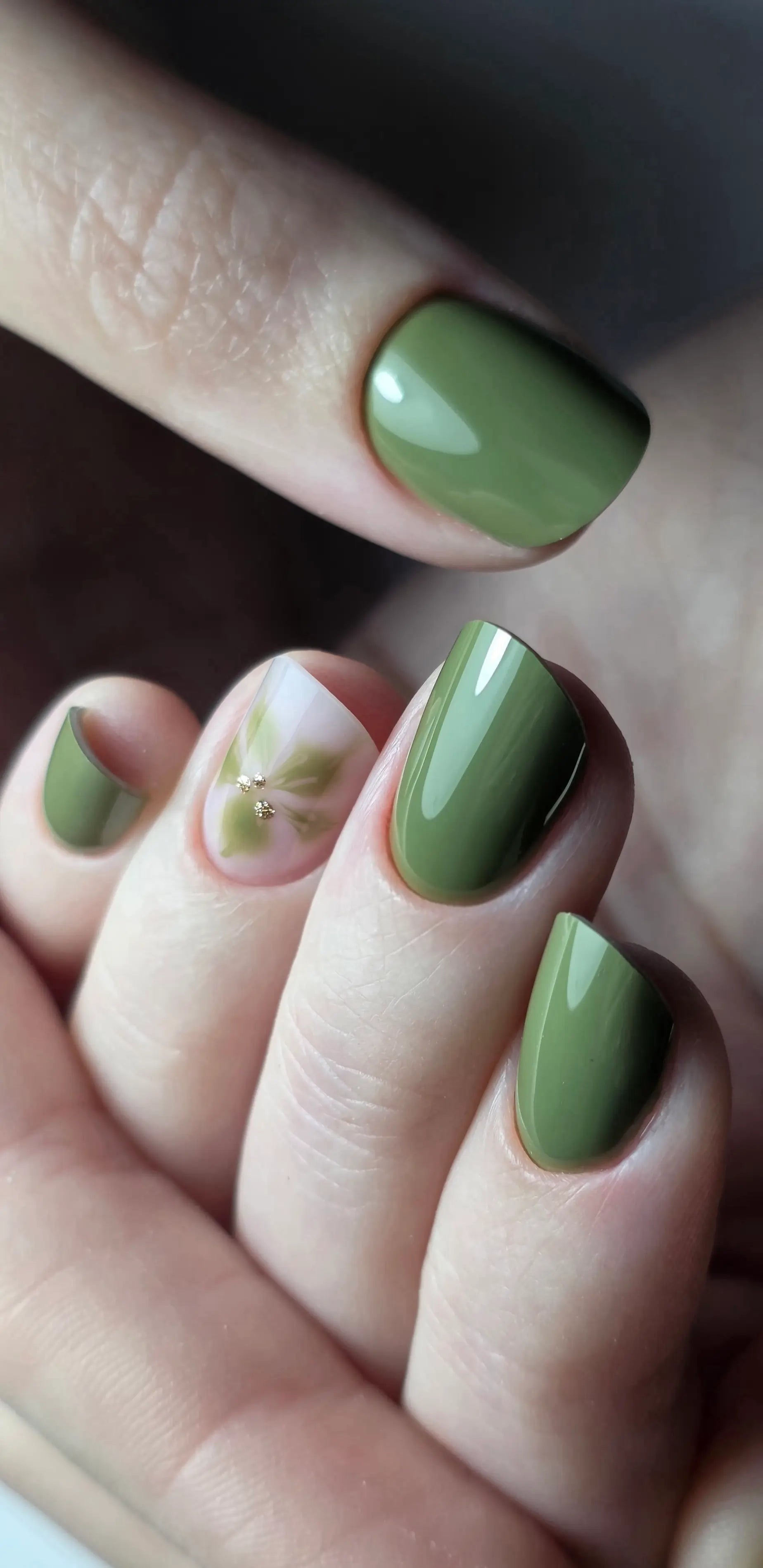 nails frs ongle vert couleur jungle 