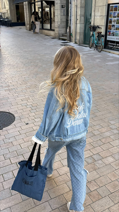 Veste en jean Total Look Denim