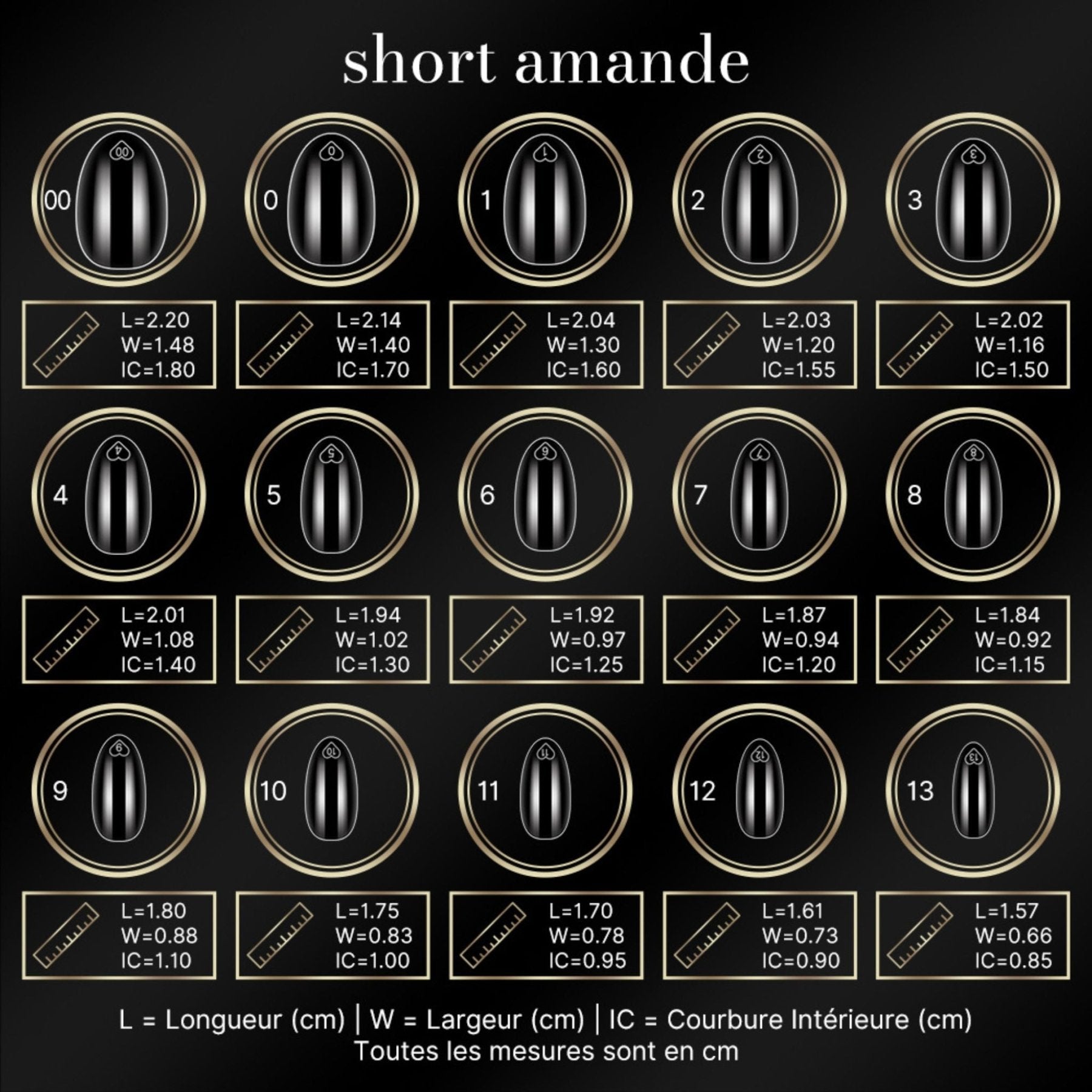cap's nails short amande - Capsules américaine - NAILS FRS