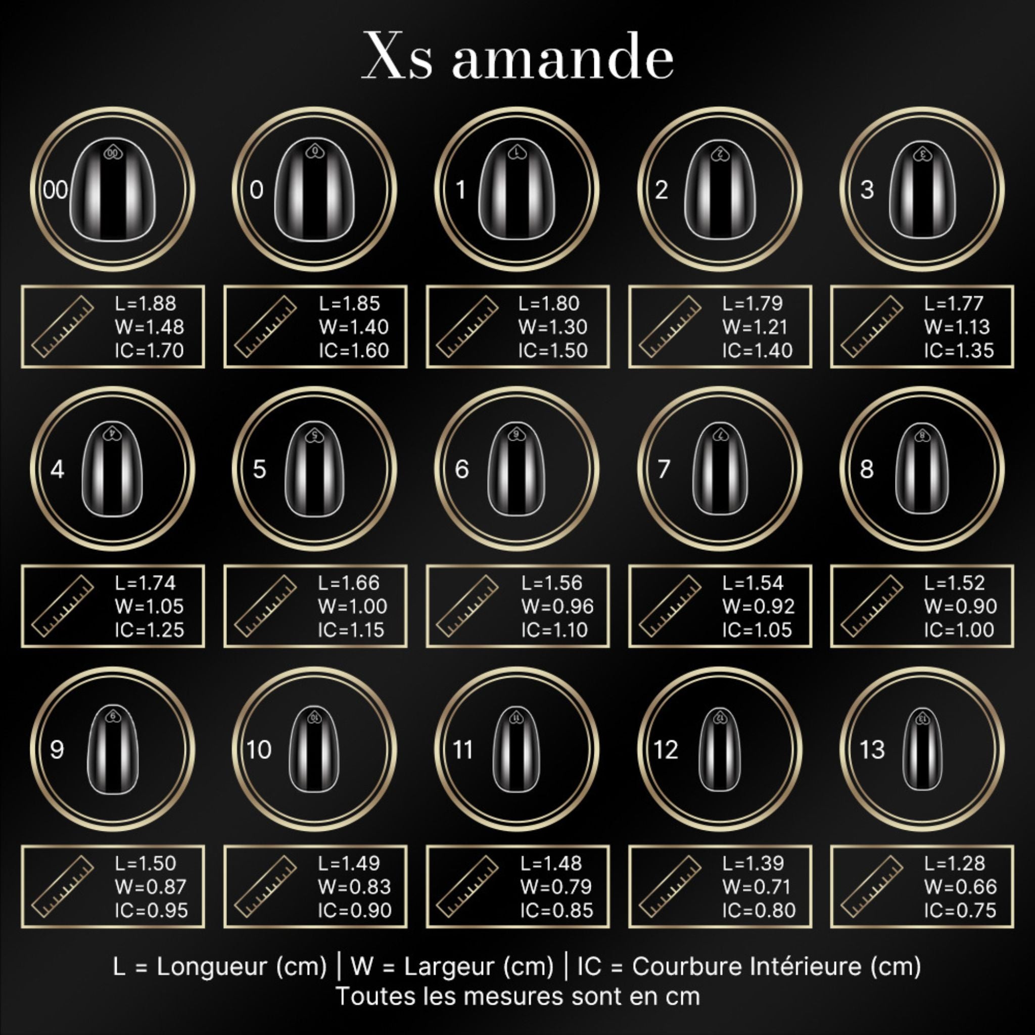 cap's nails xs amande - Capsules américaine